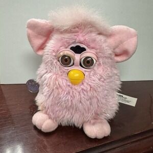 Furby Pink Crystal Sparkle Baby Vintage 1999 Extremely Rare Works Read